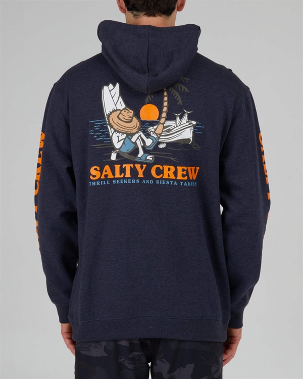 Salty Crew Siesta Hood Fleece - Navy